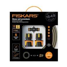 Набір із садовим шлангом Fiskars Premium 9мм (3/8”) 15 м Q4 (1027101)